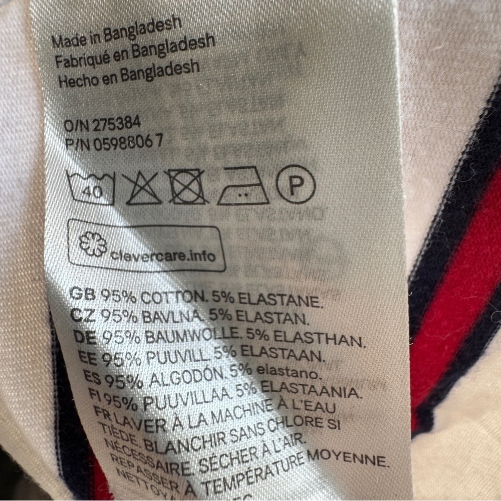 H&M Retro Striped Ringer Tee - Picture 5 of 5